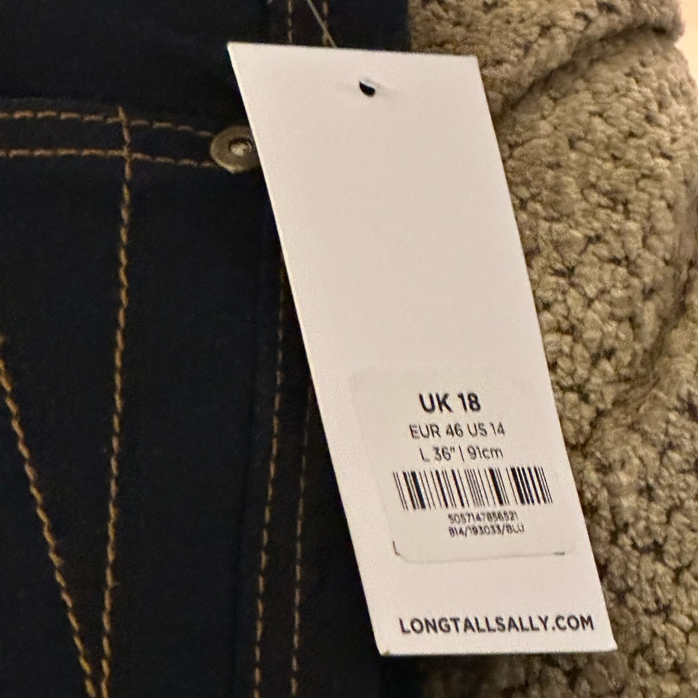 Jeans never been worn.    36 inch inseam